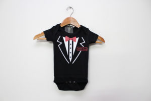 Baby Tuxedo, Personalized Name, Baby James