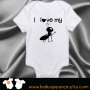 I Love My Ant (Aunt) baby bodysuit