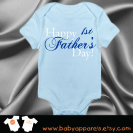 Happy Father Day Baby Bodysuit