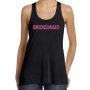 Bridesmaid-black-racerback tank tops-pink-giltter