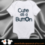 Cute as a Button Baby Bodysuit