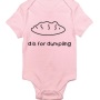 d is for dumpling Baby Bodysuit, Cute baby