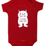 Where the wild things are ill eat you up i love you so red baby onesie