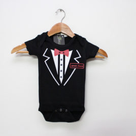 Tuxedo Baby Bodysuit, Personalized baby gift, cute baby, bodysuit, Custom baby clothing,